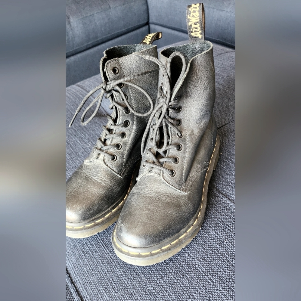 Dr. Martens Black Pascal Leather Boots